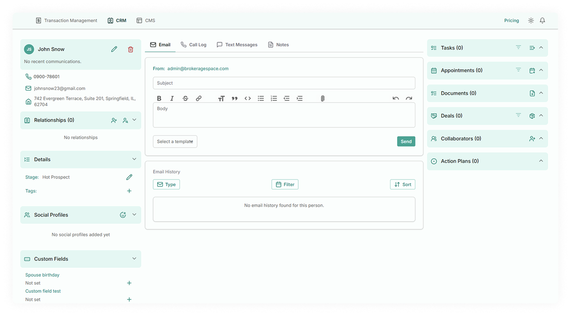 Landing page photo